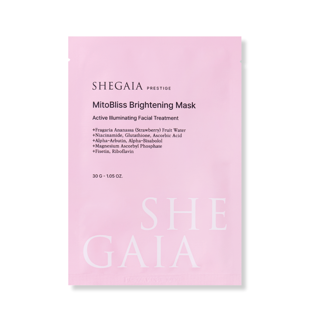 パック・フェイスマスク SHEGAIA MitoBliss Brightening Mask 10ea SHEGAIA Mitobliss Brightening Mask | Ambrosia | Hong Kong