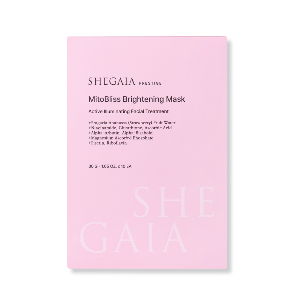 パック・フェイスマスク SHEGAIA MitoBliss Brightening Mask 10ea SHEGAIA Mitobliss Brightening Mask | Ambrosia | Hong Kong